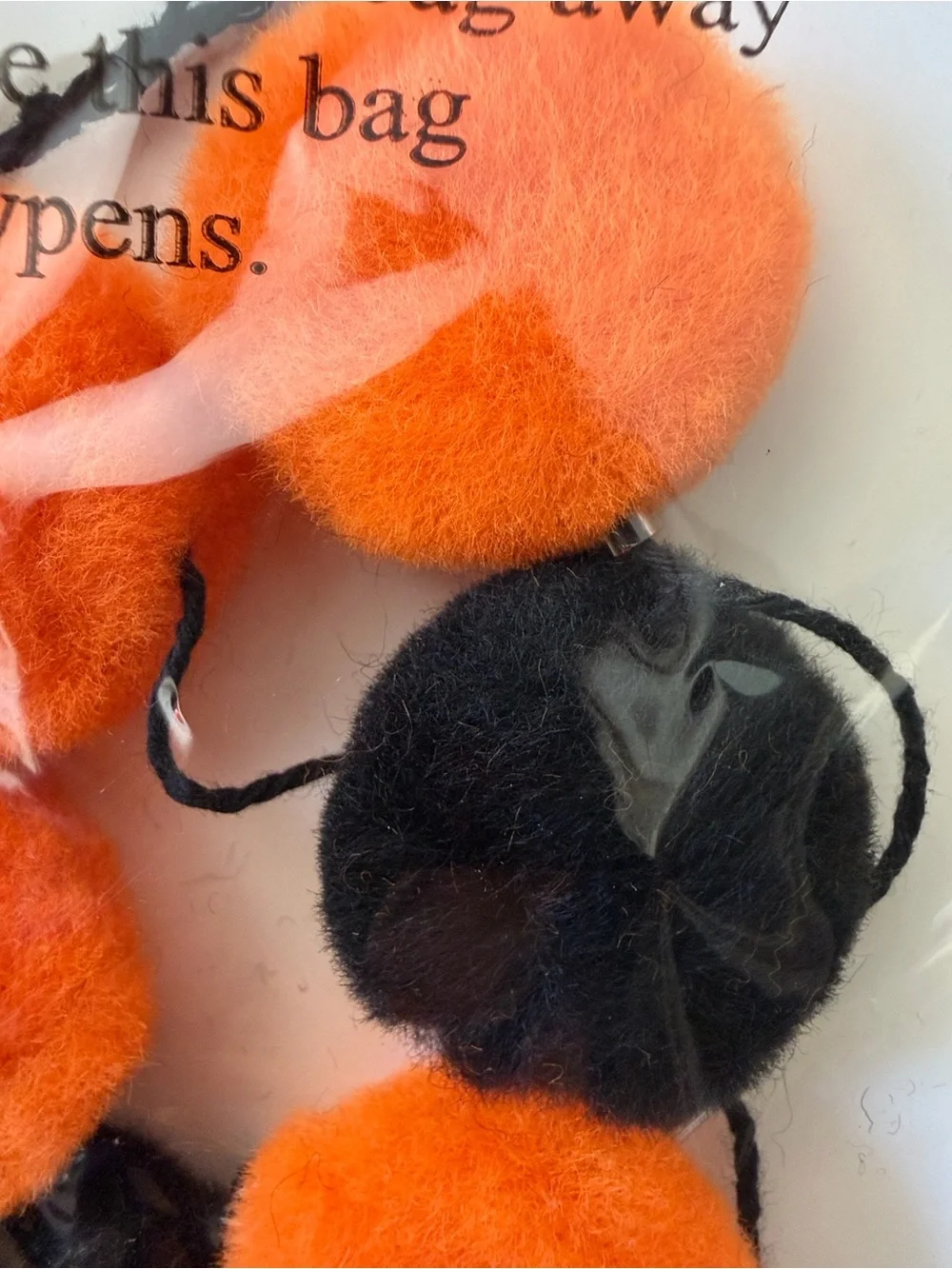 Hobby Lobby Halloween Banner - Orange and Black